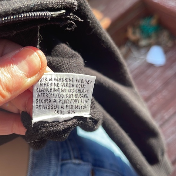 N VO Black Zipper Sweater with Blackstone Emblem  Size M - Picture 11 of 11